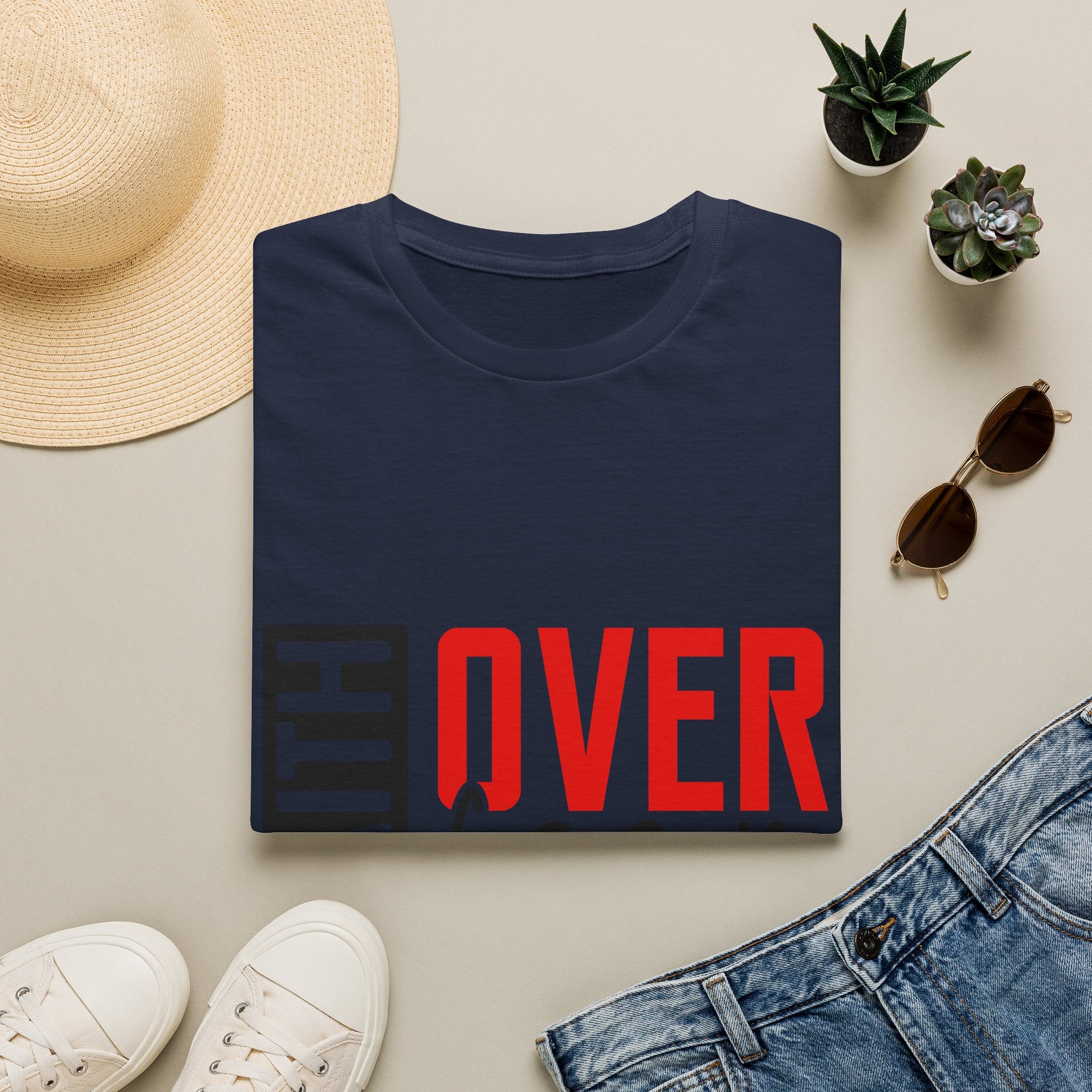 Faith Over Fear T-Shirt — Christian Inspirational Tee (2 Corinthians 5:7)