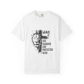 Man of God Lion T-Shirt — "Man of God, Husband, Dad, Protector, Hero"