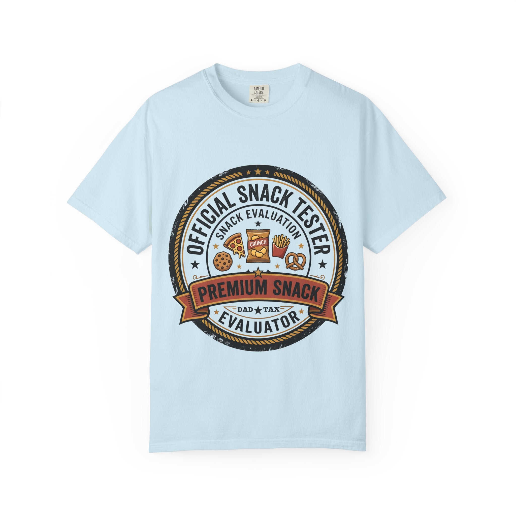 Snack Tester T-Shirt — "Official Snack Tester / Premium Snack Evaluator" Graphic Tee