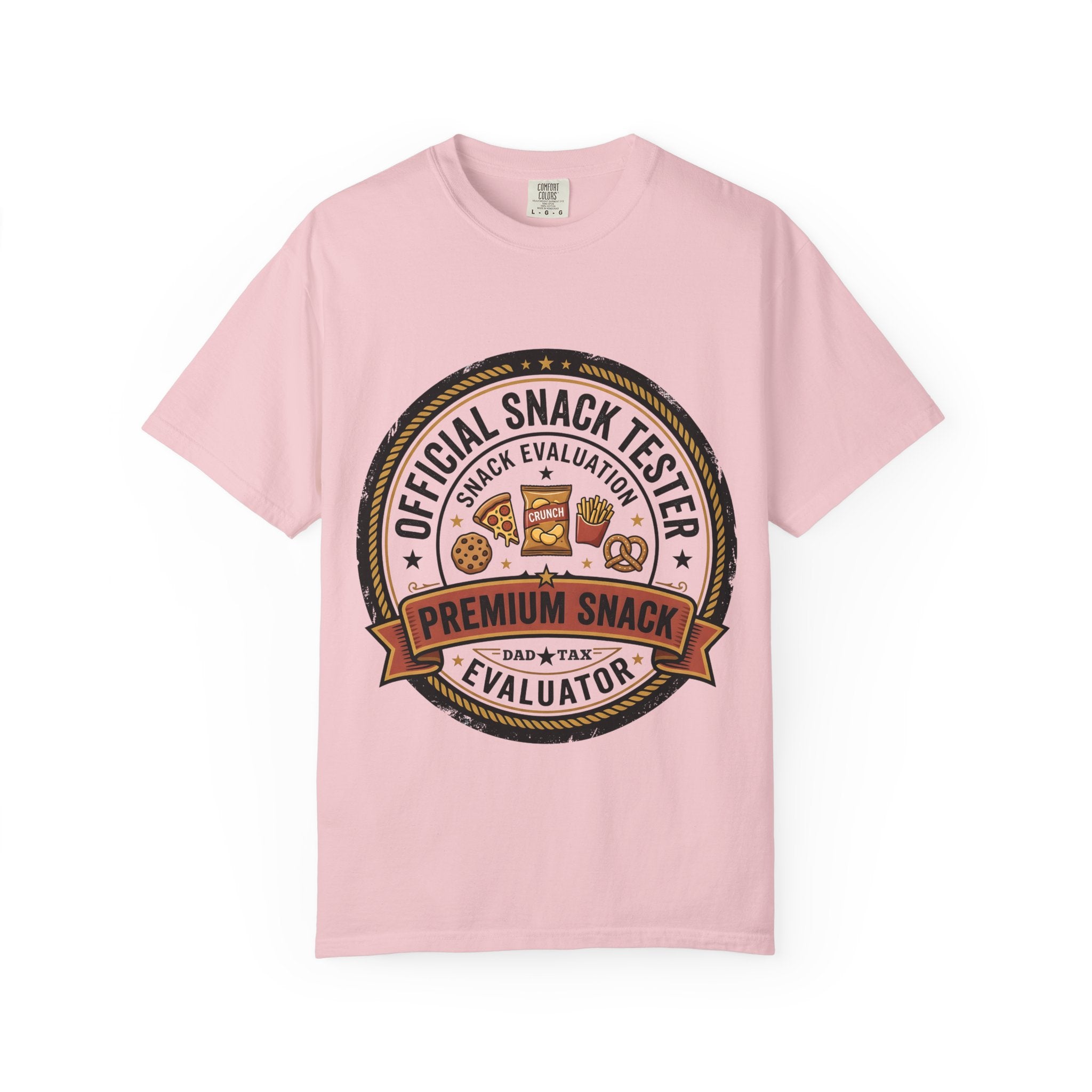 Snack Tester T-Shirt — "Official Snack Tester / Premium Snack Evaluator" Graphic Tee