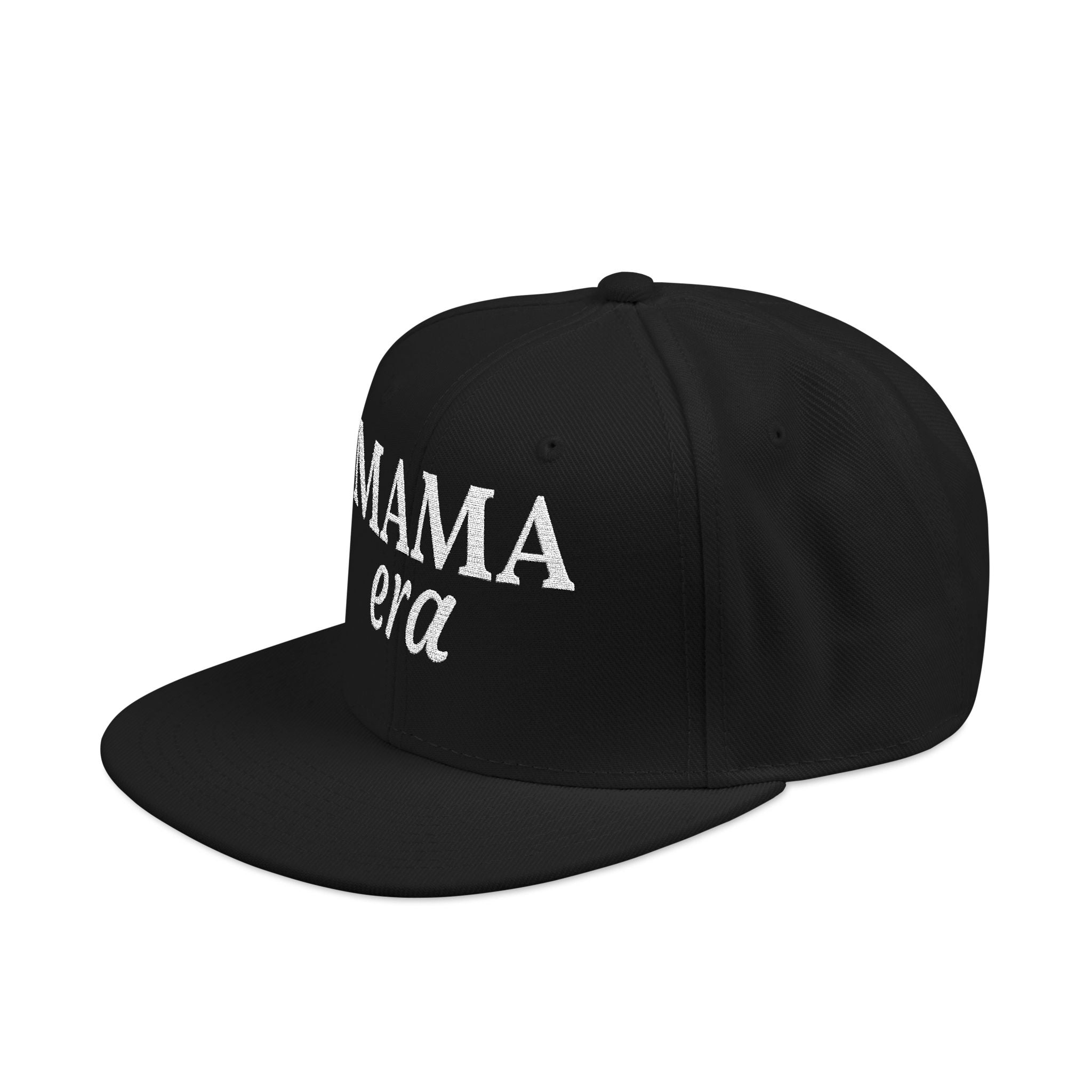 Mama Era Snapback Hat — Embroidered Vintage Script Cap for Moms