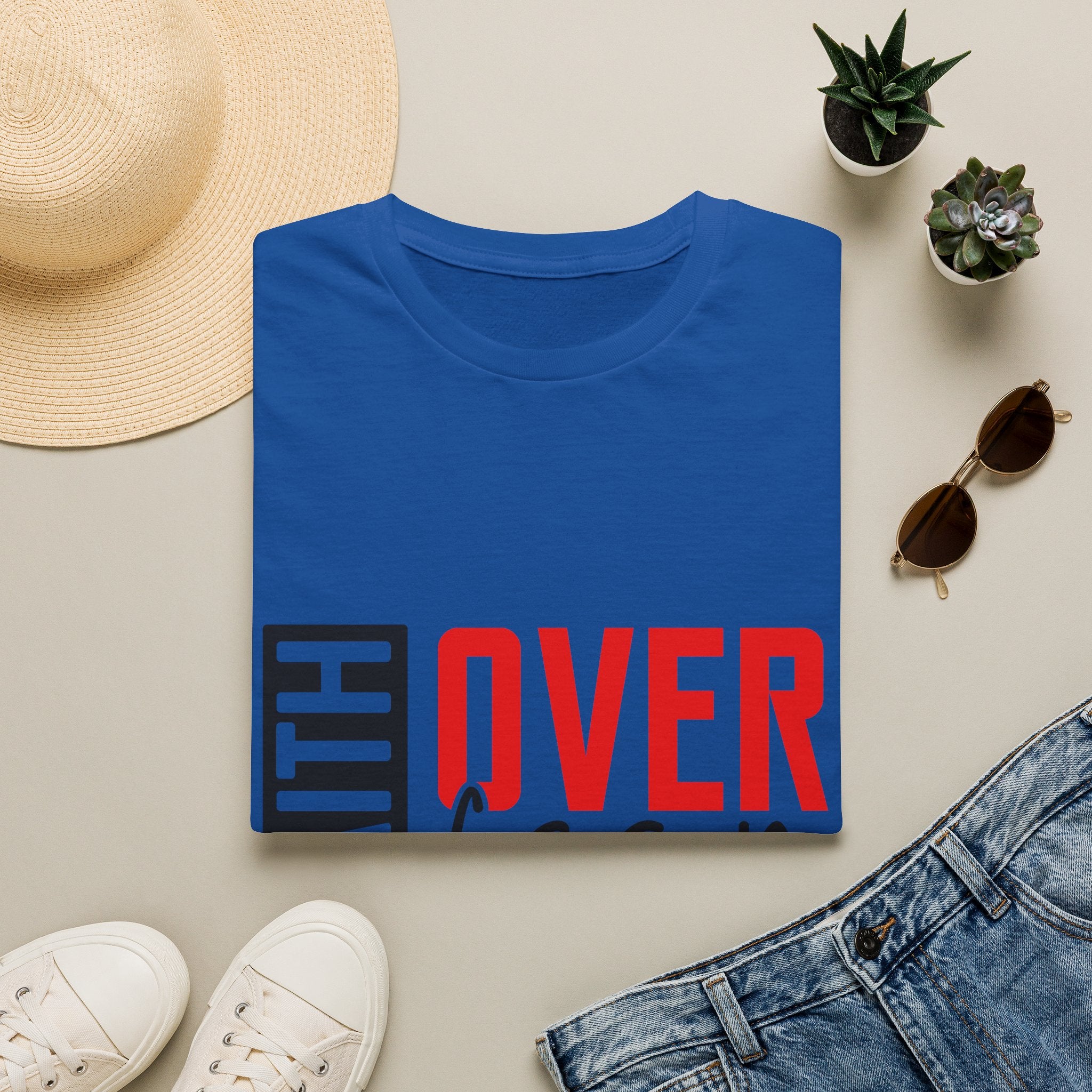 Faith Over Fear T-Shirt — Christian Inspirational Tee (2 Corinthians 5:7)
