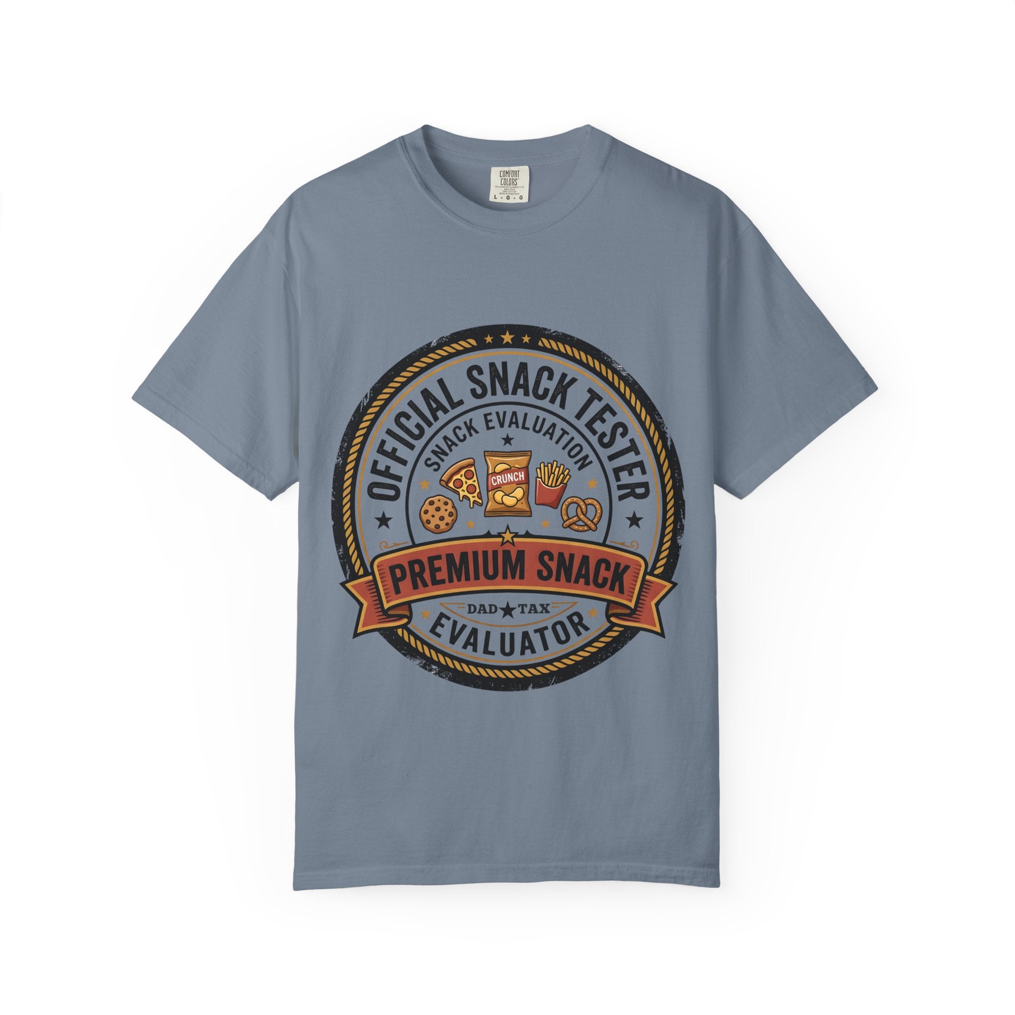 Snack Tester T-Shirt — "Official Snack Tester / Premium Snack Evaluator" Graphic Tee