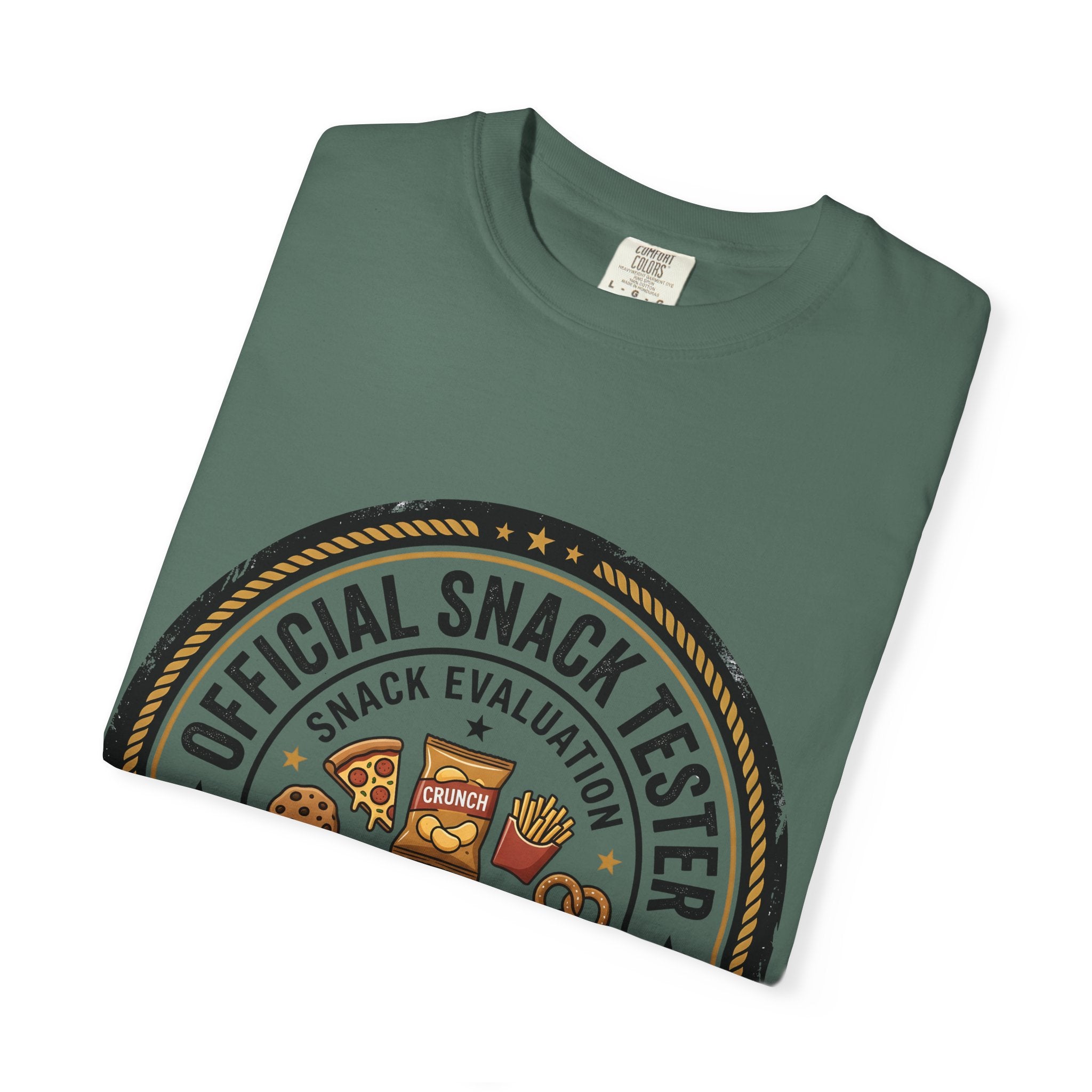 Snack Tester T-Shirt — "Official Snack Tester / Premium Snack Evaluator" Graphic Tee
