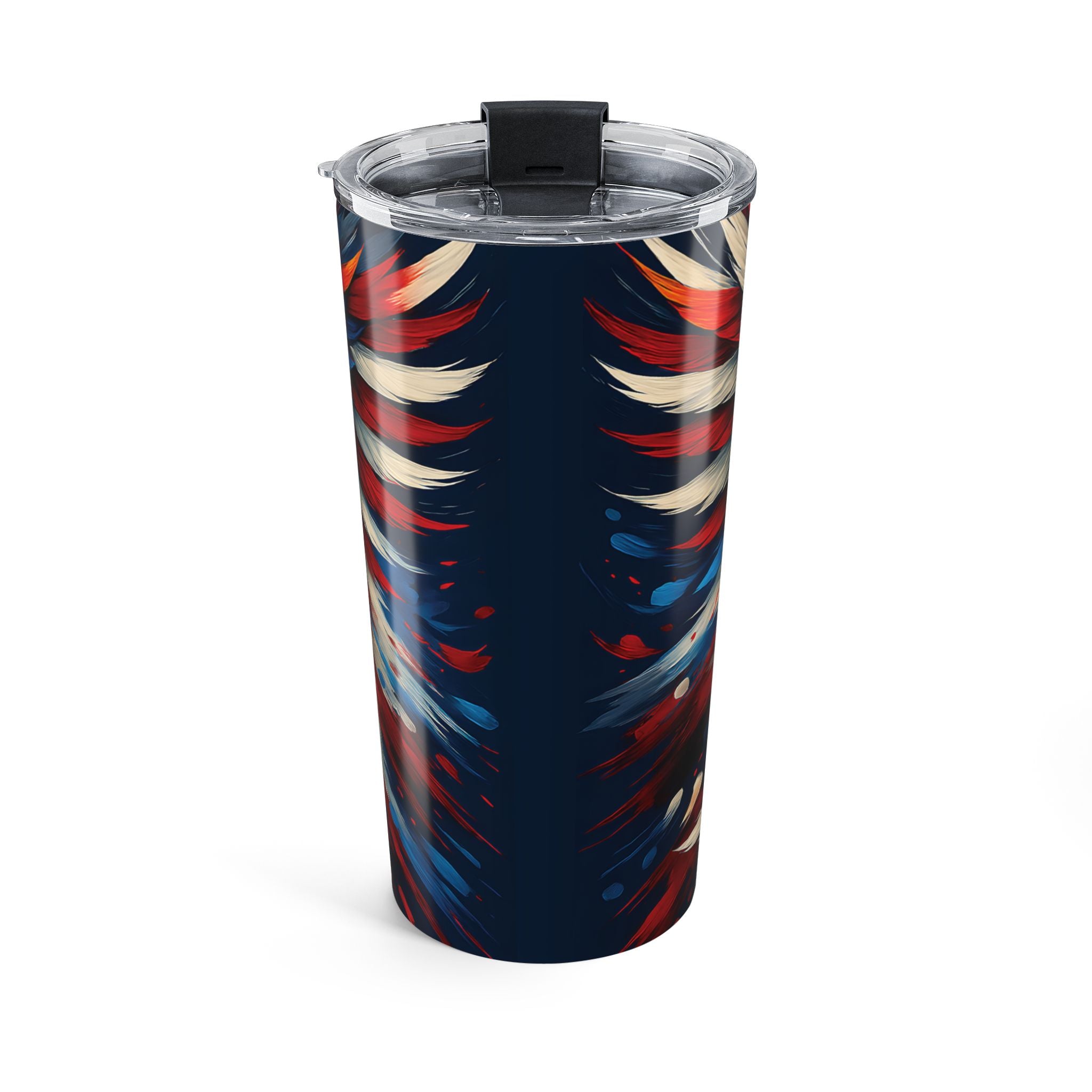 20oz Patriotic Eagle Tumbler - American Flag Travel Cup