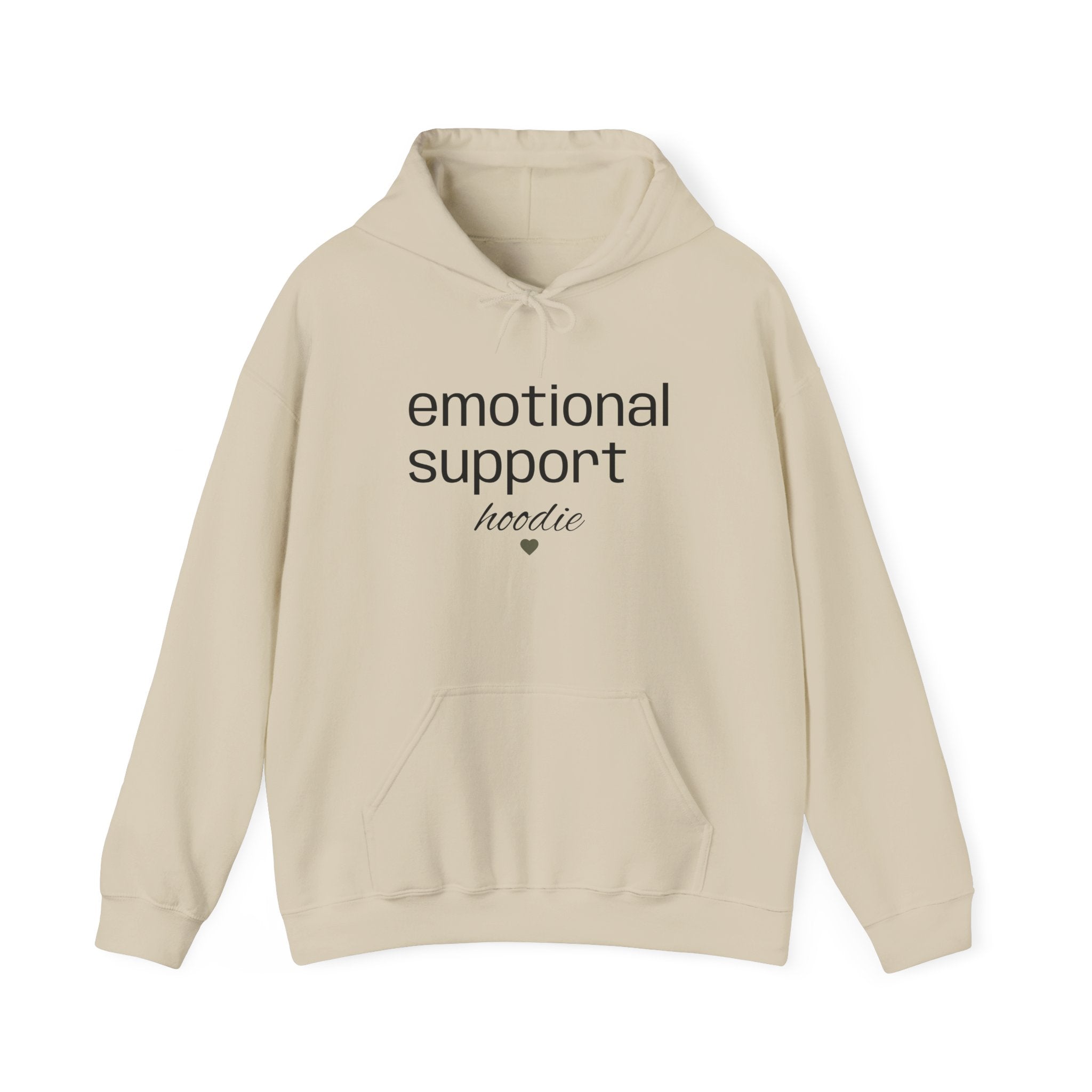 Emotional Support Hoodie – Minimalist Comfort Pullover