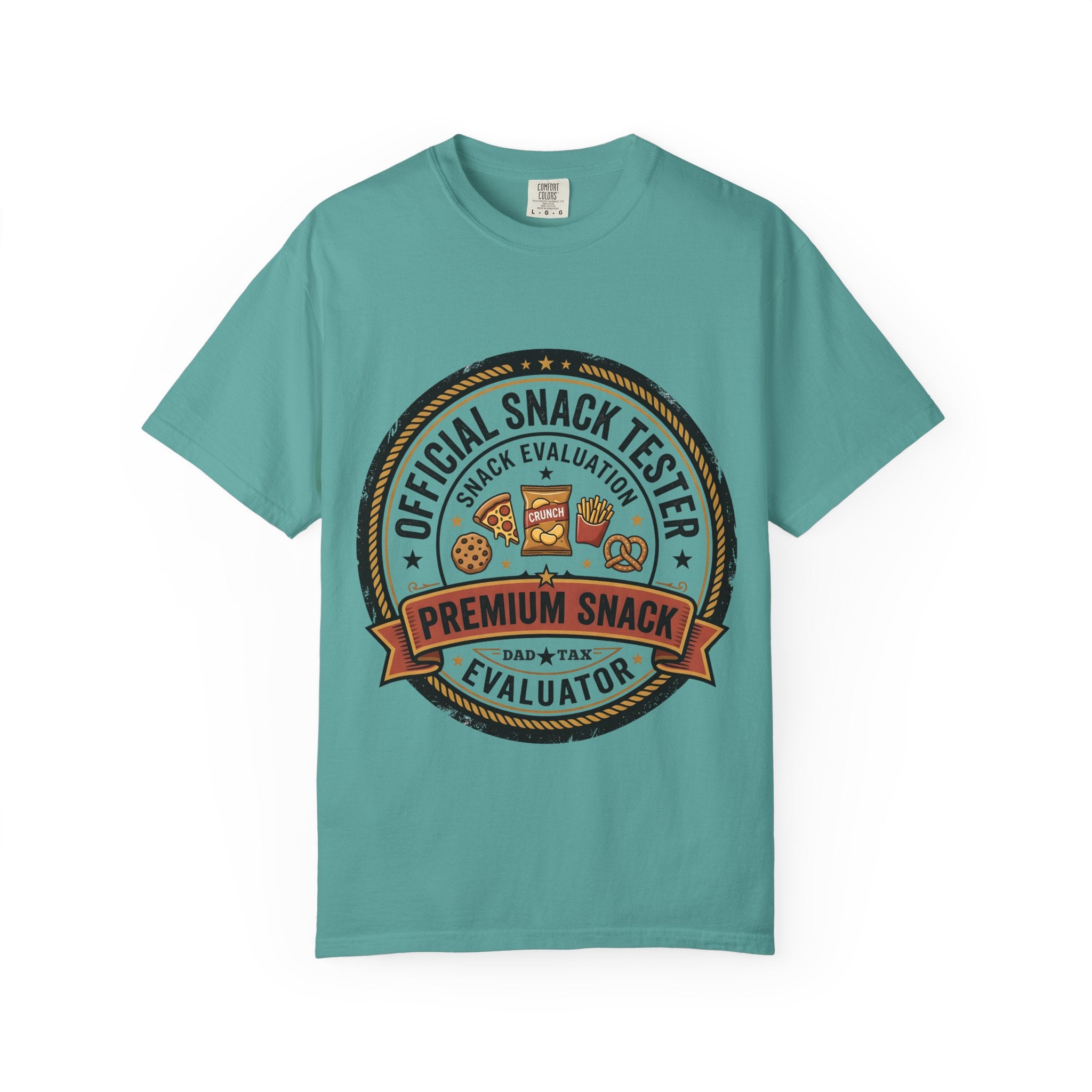 Snack Tester T-Shirt — "Official Snack Tester / Premium Snack Evaluator" Graphic Tee