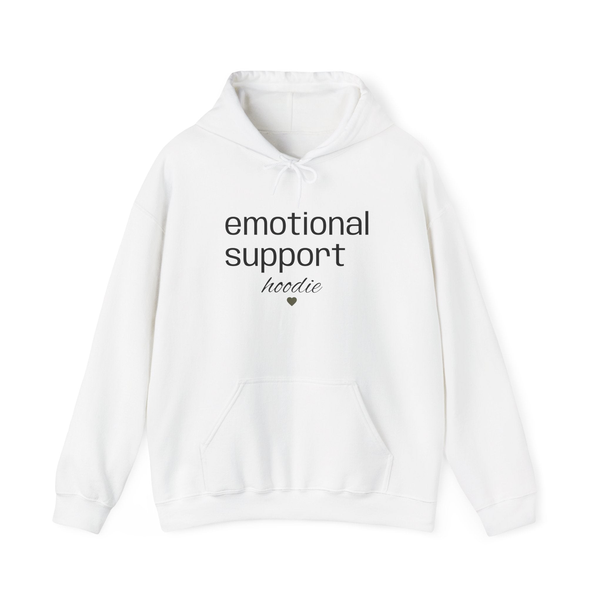 Emotional Support Hoodie – Minimalist Comfort Pullover