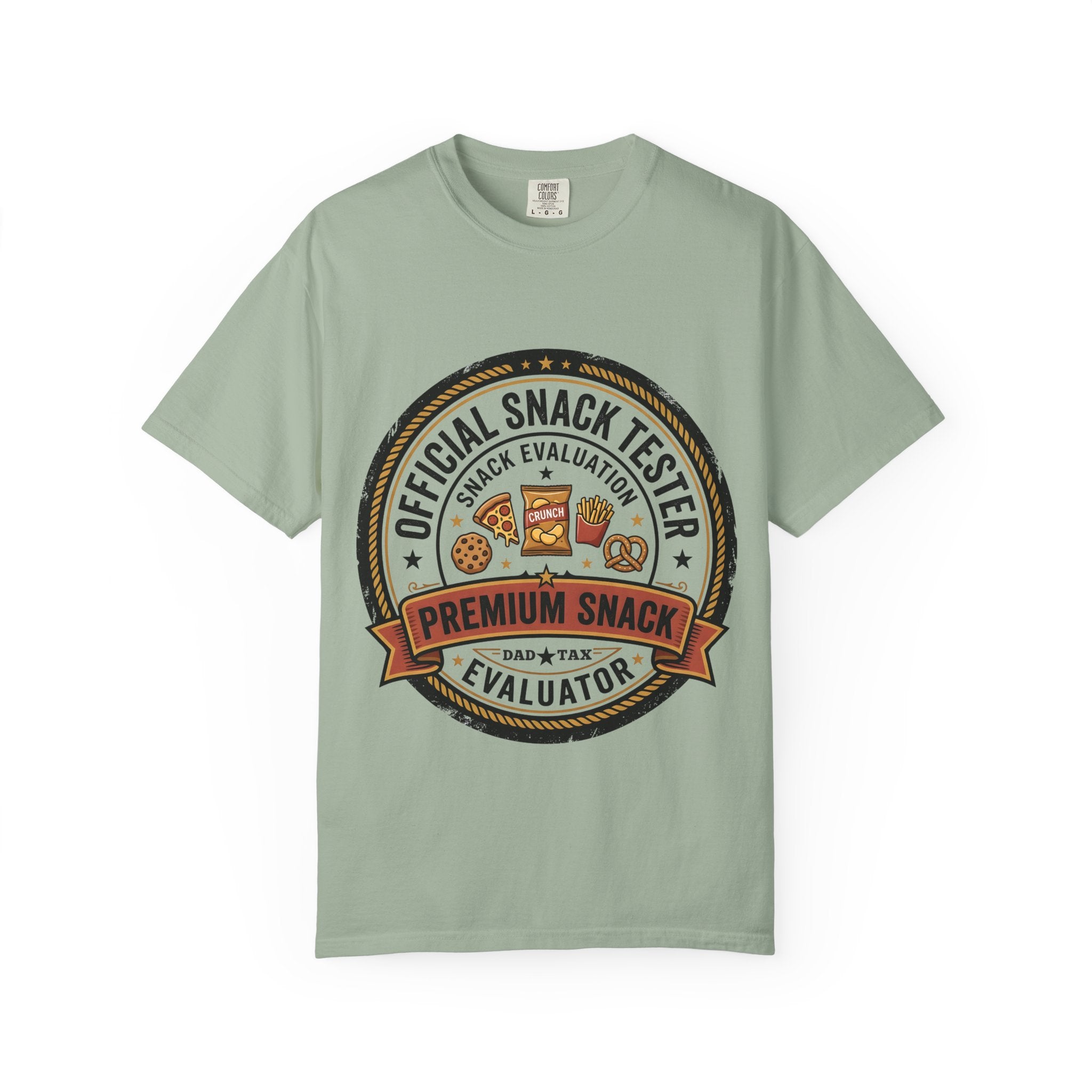 Snack Tester T-Shirt — "Official Snack Tester / Premium Snack Evaluator" Graphic Tee