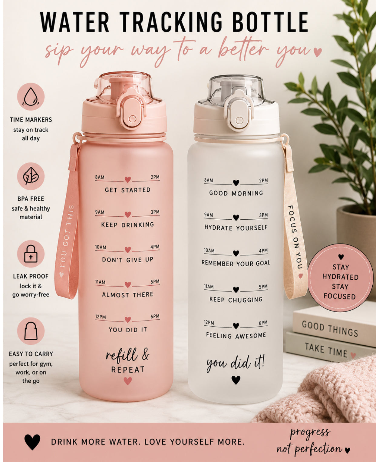 Water Tracking Bottle