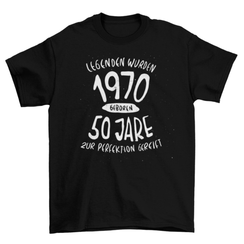 Born in 1970 german t-shirt
