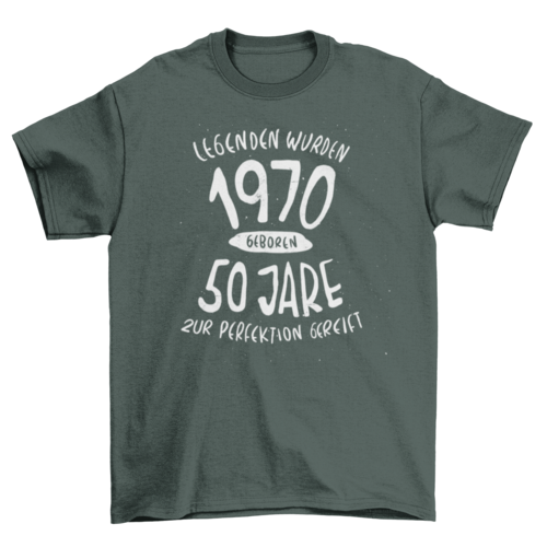 Born in 1970 german t-shirt