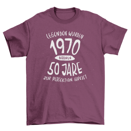 Born in 1970 german t-shirt