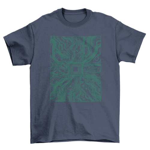 Computer circuit board t-shirt