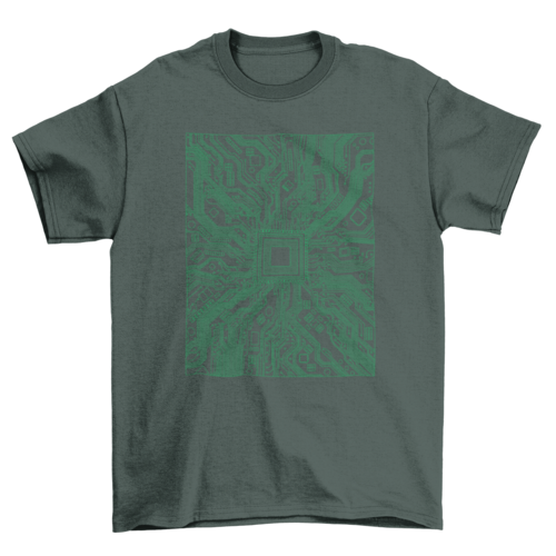 Computer circuit board t-shirt