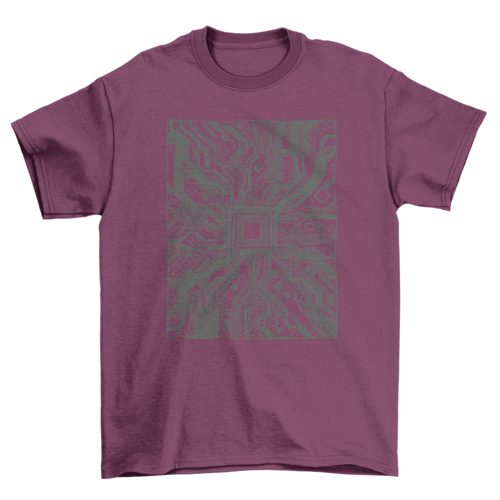 Computer circuit board t-shirt